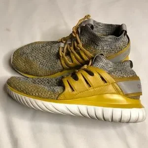 Adidas tubular nova primeknits yellow slip on lace up sneakers adidas Tubular Nova PK Yellow White for Sale | Authenticity  main image 2